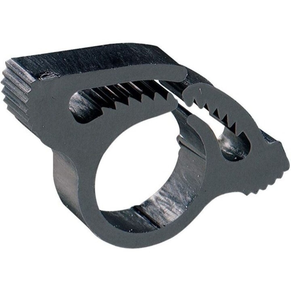 Orbit 67710 10-Pack 1/4-Inch Tubing High Pressure Clamp, Black